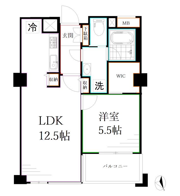 グランドメゾン吉祥寺 間取り