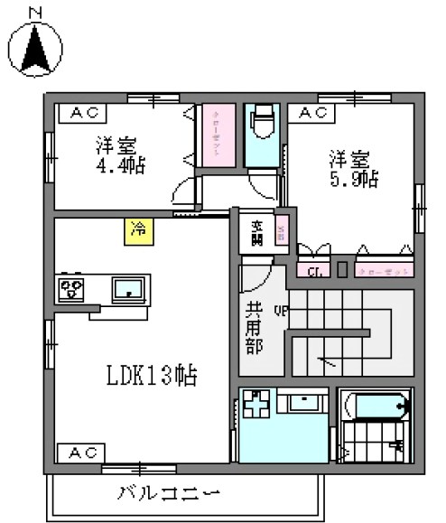 ヘーベル中野 間取り