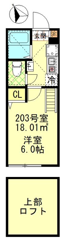 Grip吉祥寺Ⅱ 間取り