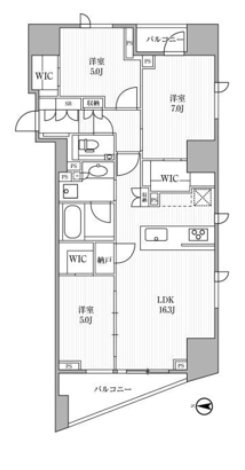 ディームス方南町 間取り
