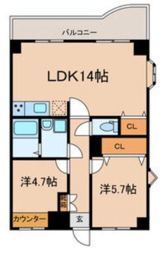 TEK小金井ハイツ 間取り