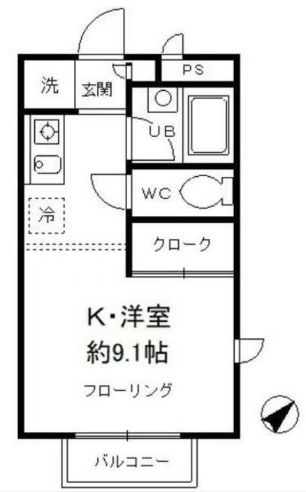 コーポ・プリンス5 間取り