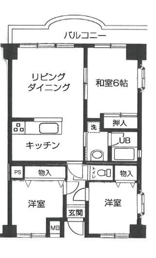 サンシャインK&Kマンション 間取り