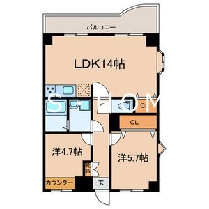 TEK小金井ハイツ 間取り