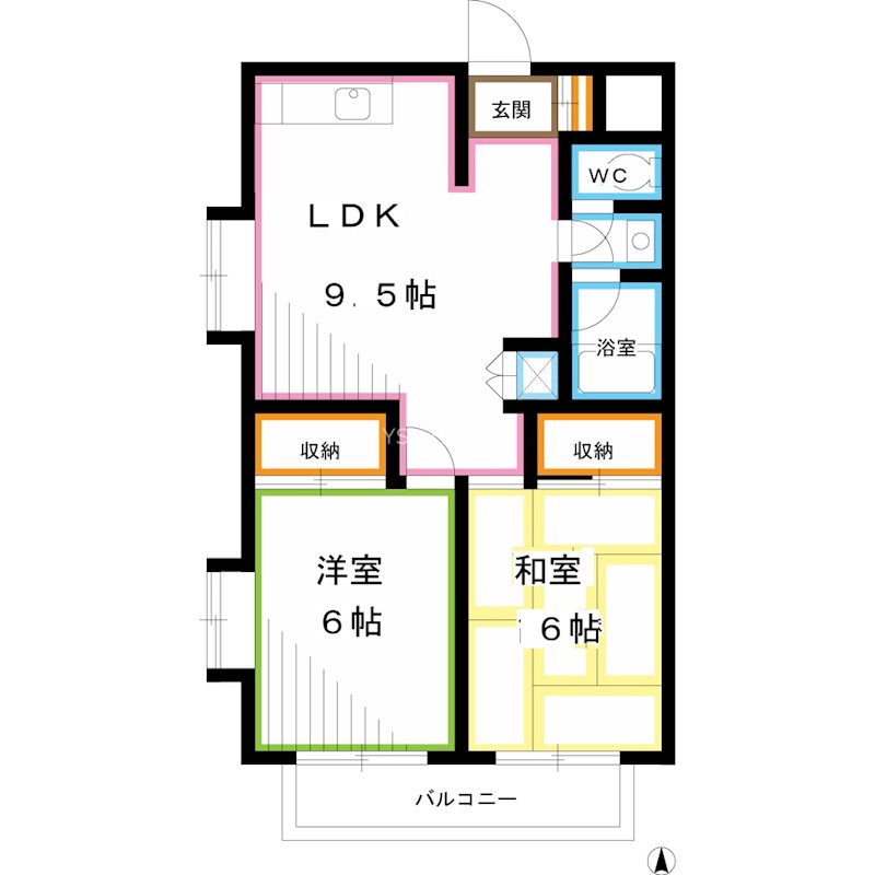 ヴィラタカハシ 間取り