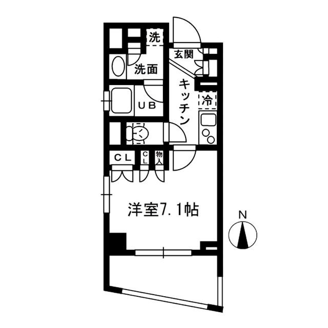 レジディア中落合B棟 間取り