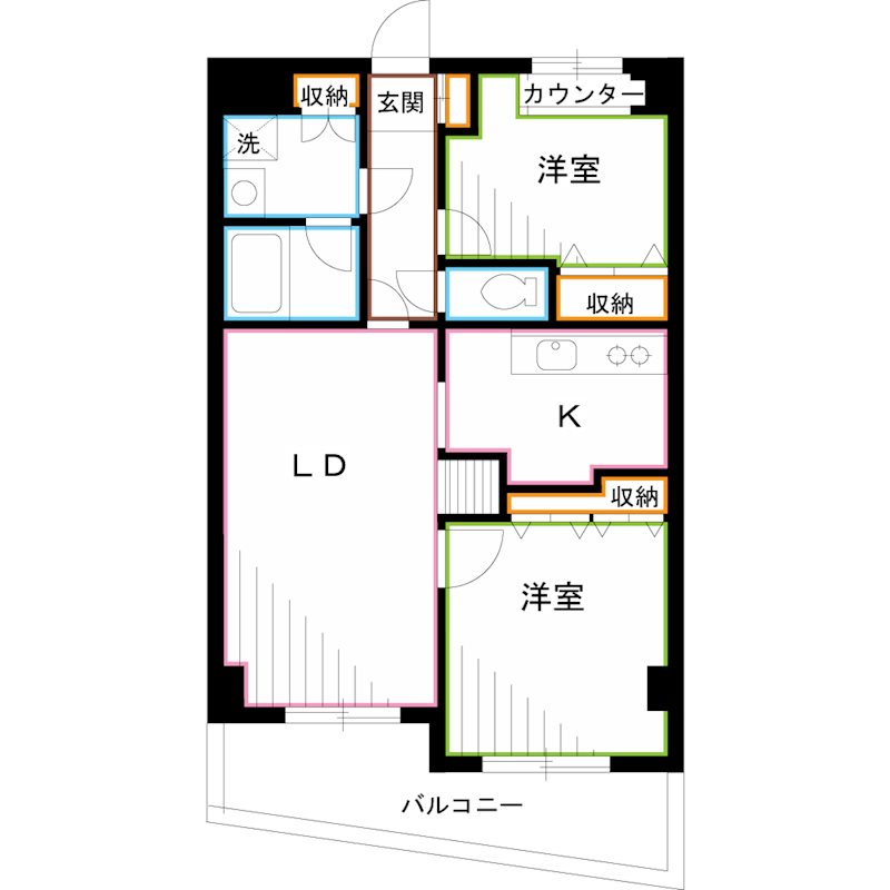 フェリス三鷹 間取り