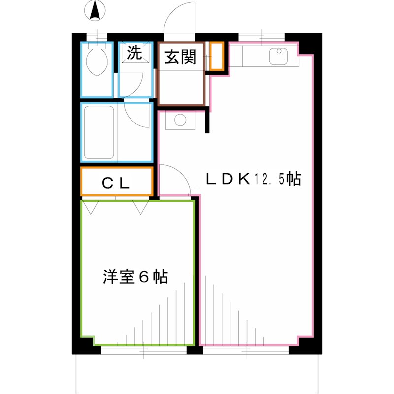 ヴィラアイダ Ｄ 間取り