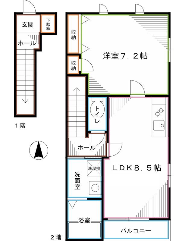 プリエ国分寺 間取り