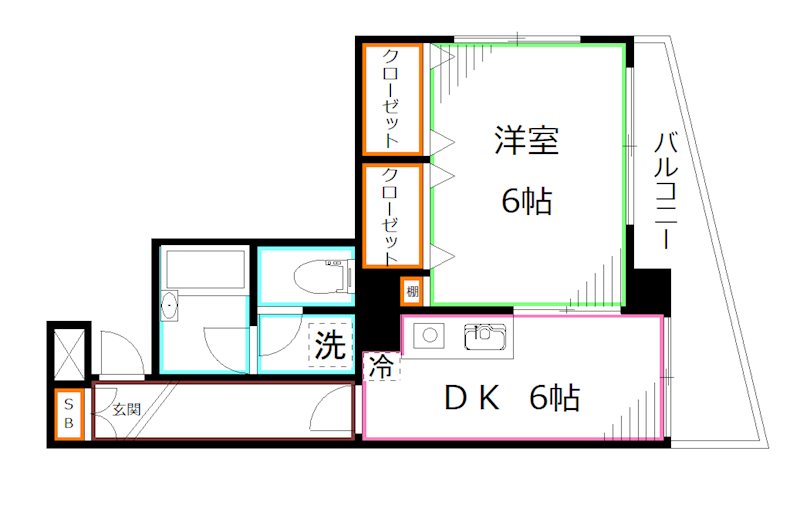 天野ビル  間取り