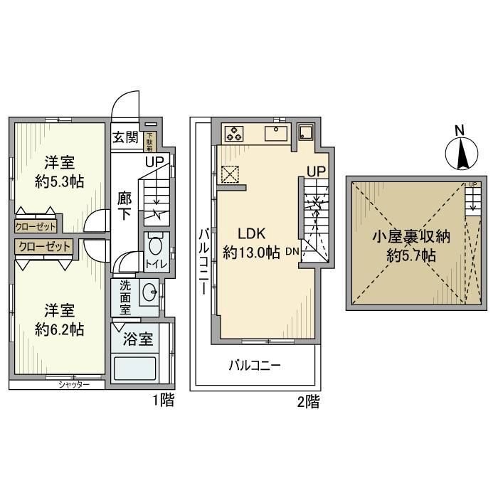 野崎2丁目戸建 間取り