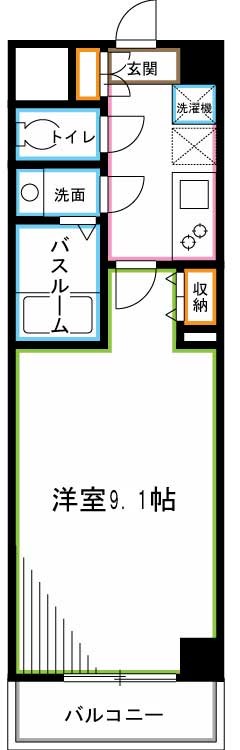 GROWS西荻窪（グロース西荻窪）   間取り