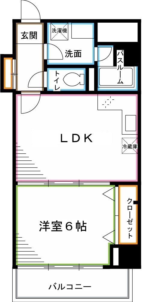 KDXレジデンス阿佐ヶ谷 間取り