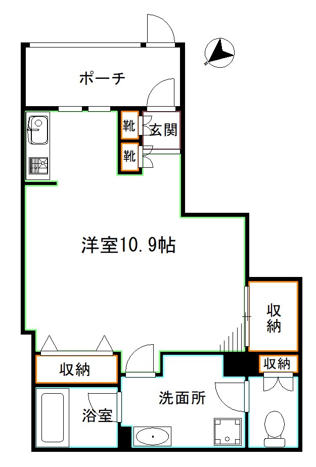 レガリア東中野レジデンスWEST 間取り