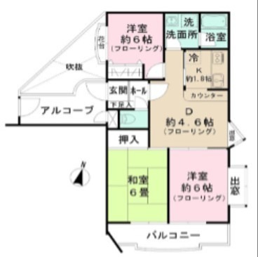 MAC御殿山ホームズ　  間取り