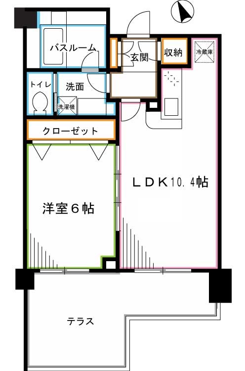 プレミアコンフォート西荻窪  間取り
