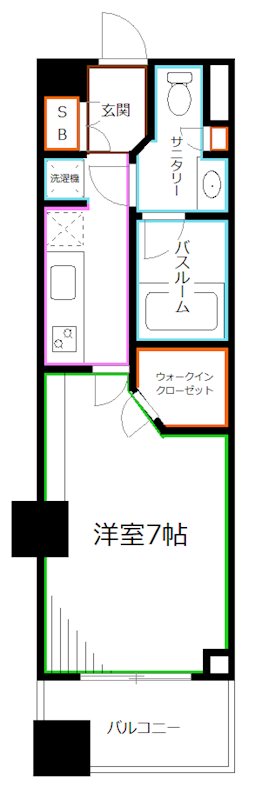 コンフォリア西荻窪  間取り