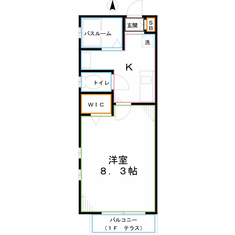 フィオーレ武蔵小金井(H・NG) 間取り
