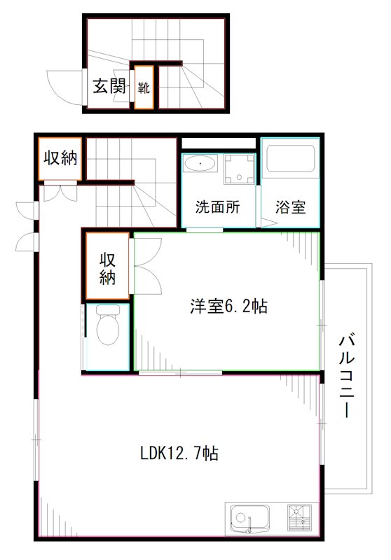 プルームガーデンⅢ 間取り
