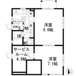 上落合1丁目共同住宅 間取り