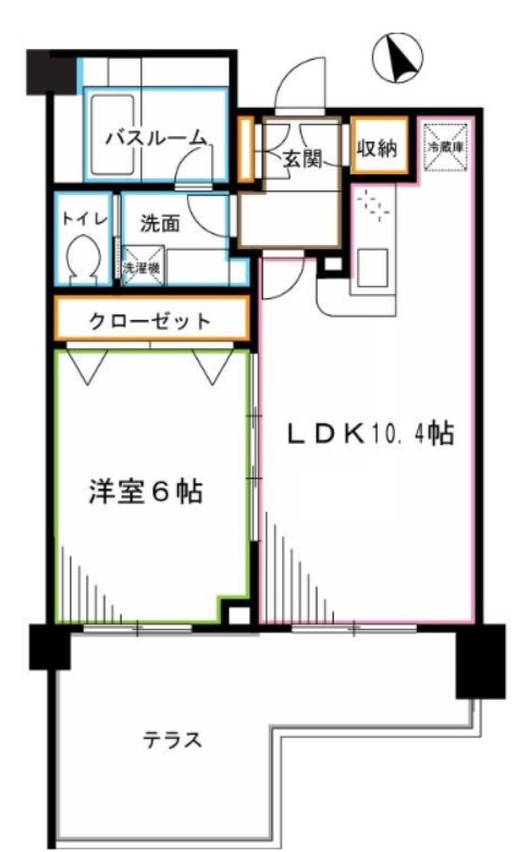 プレミアコンフォート西荻窪  間取り