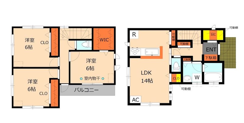 大沼町４丁目戸建賃貸住宅   間取り