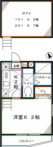 ルーブル国分寺 間取り