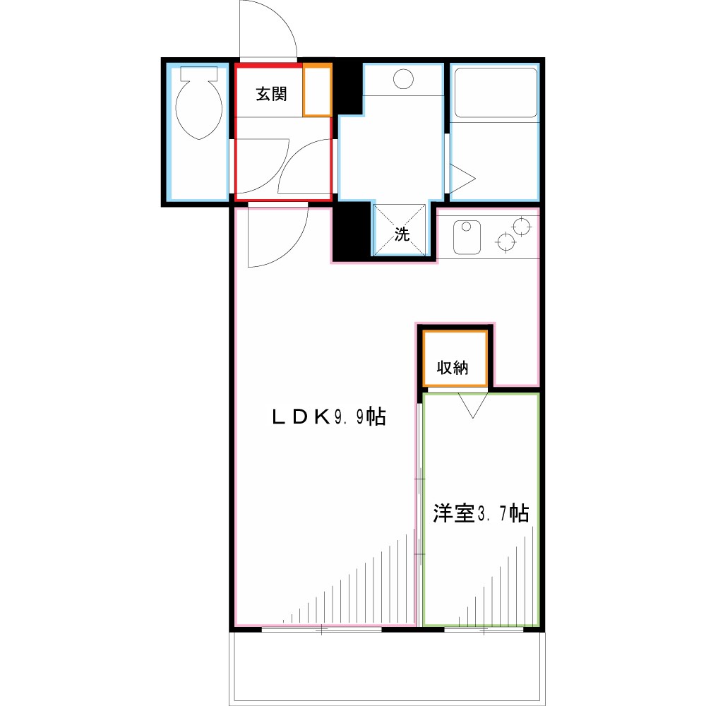 アルモ井の頭  間取り