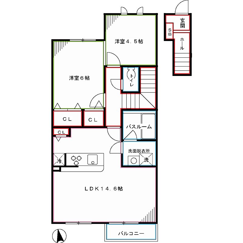 SPRING CREEK (スプリングクリーク) 間取り