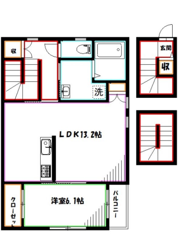 ムサシーノNI 間取り