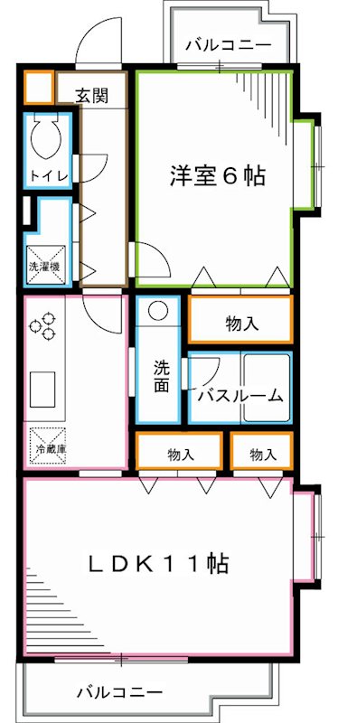ロサレス荻窪 間取り