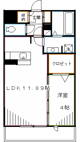 ハピネス武蔵野  間取り