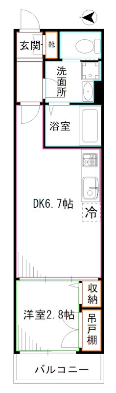 デュオコート 間取り