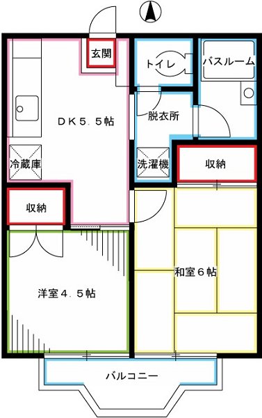 エランドールＢ 間取り