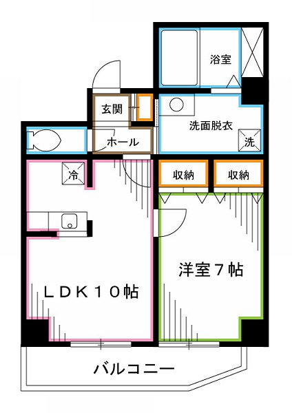 ブライズ中野新橋 間取り