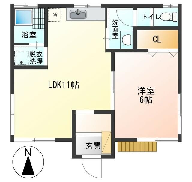 フリーデ国立 間取り図