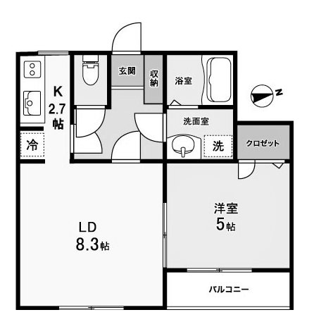 パストラーレ南 間取り図