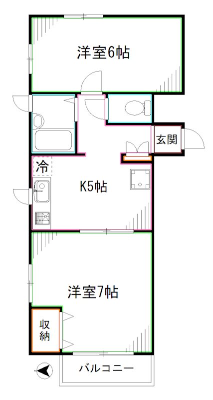 Bean's新中野 間取り