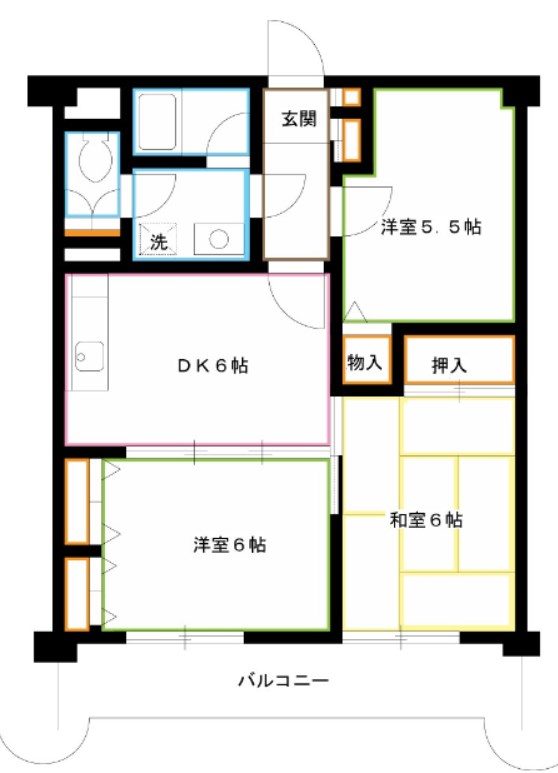 マンションカンギン 間取り