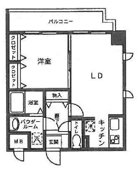 ボヌール和泉　増築棟  間取り