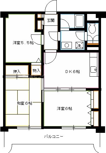 マンションカンギン  間取り