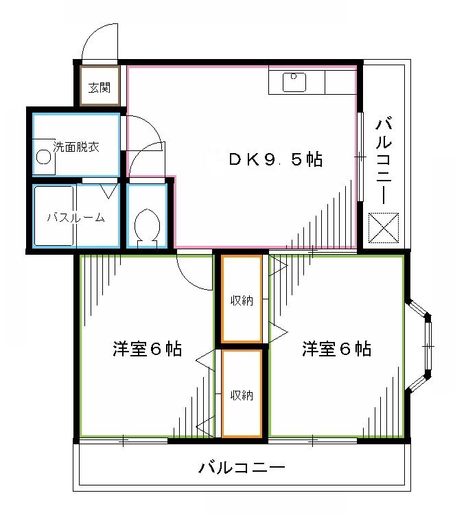 コンフォート石田 間取り