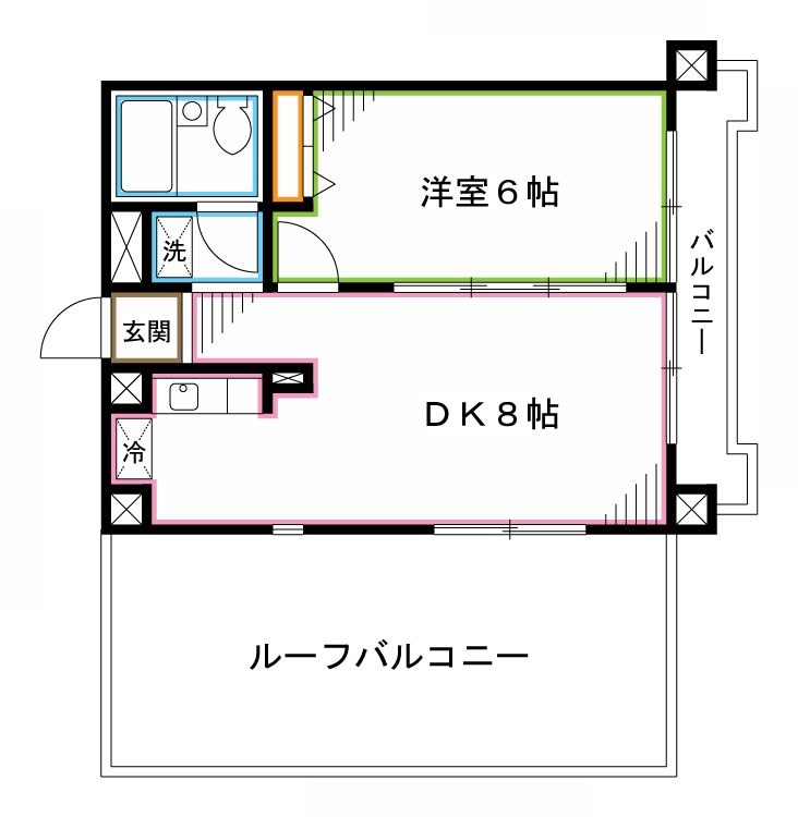 シャルマン中野坂上 間取り