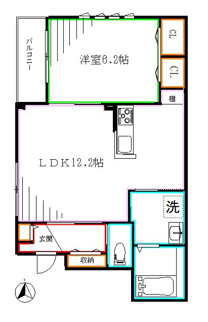 ショウワ東小金井 間取り