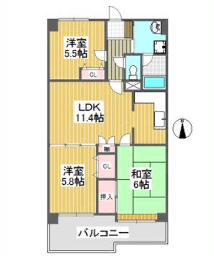 サンマグノリア 間取り