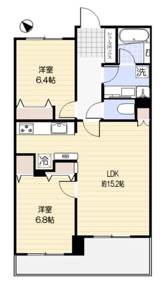 二の坂シティハウス 間取り