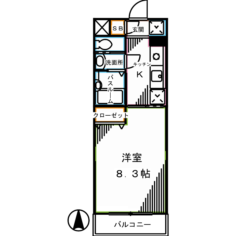エスタシオン和田 間取り