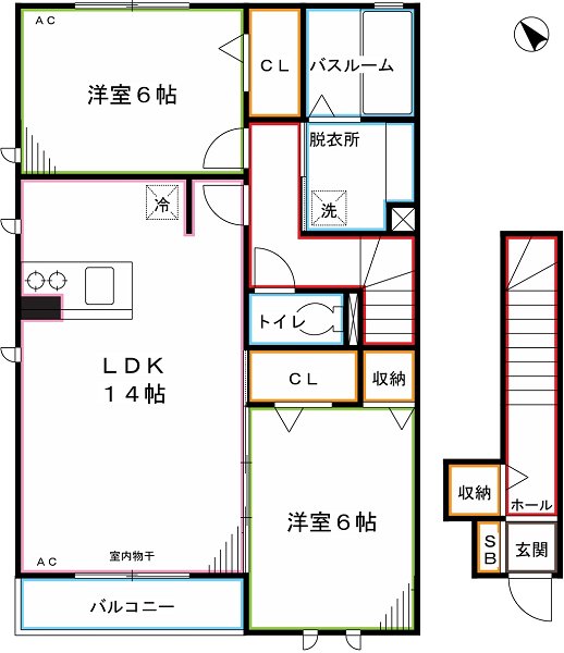 SHAMROCK HILLS  間取り