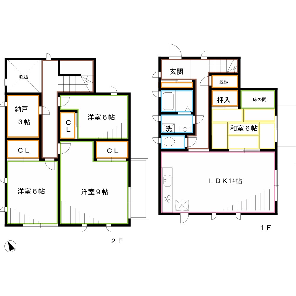 ハウスＫ  間取り
