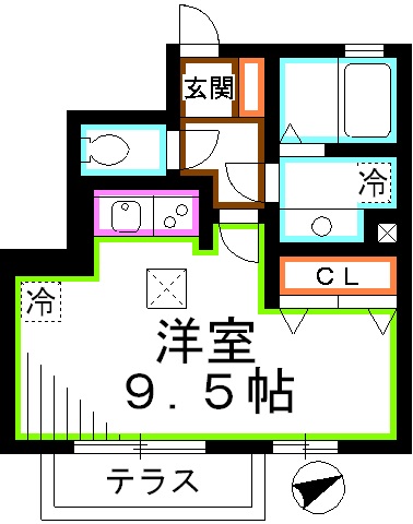 アケボノⅧ　 間取り